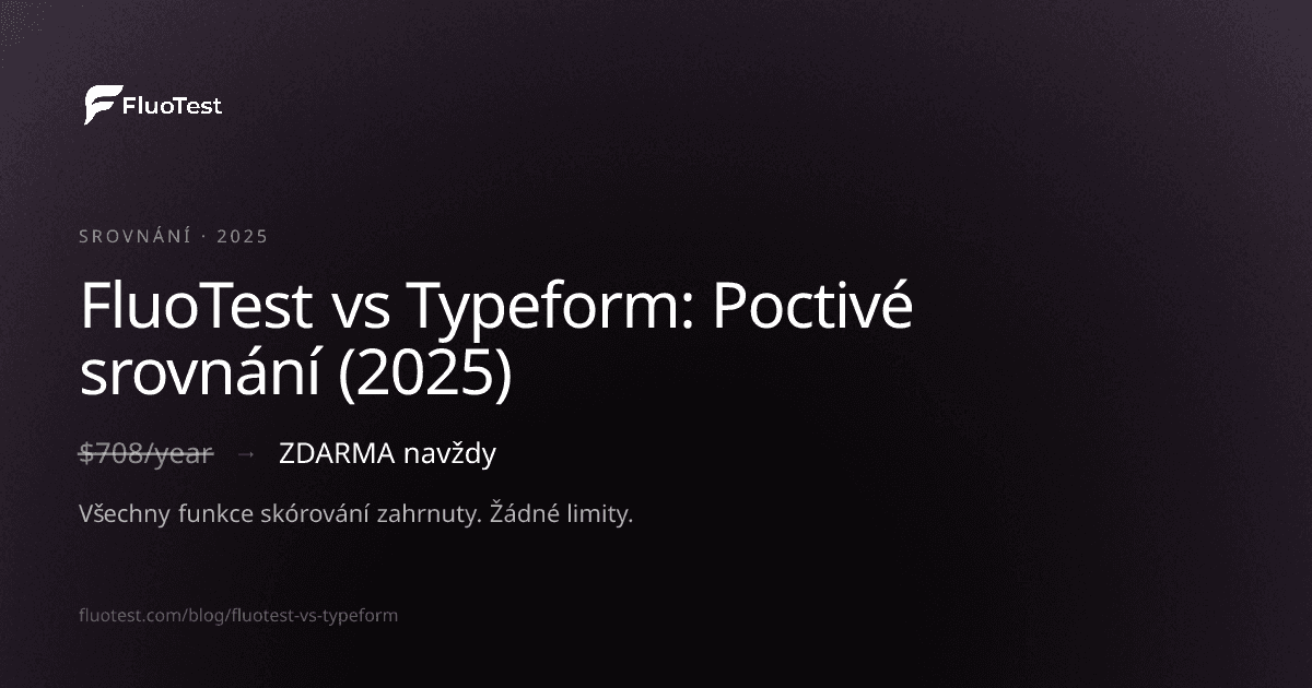 FluoTest vs Typeform – Free Alternative for Lead Qualification